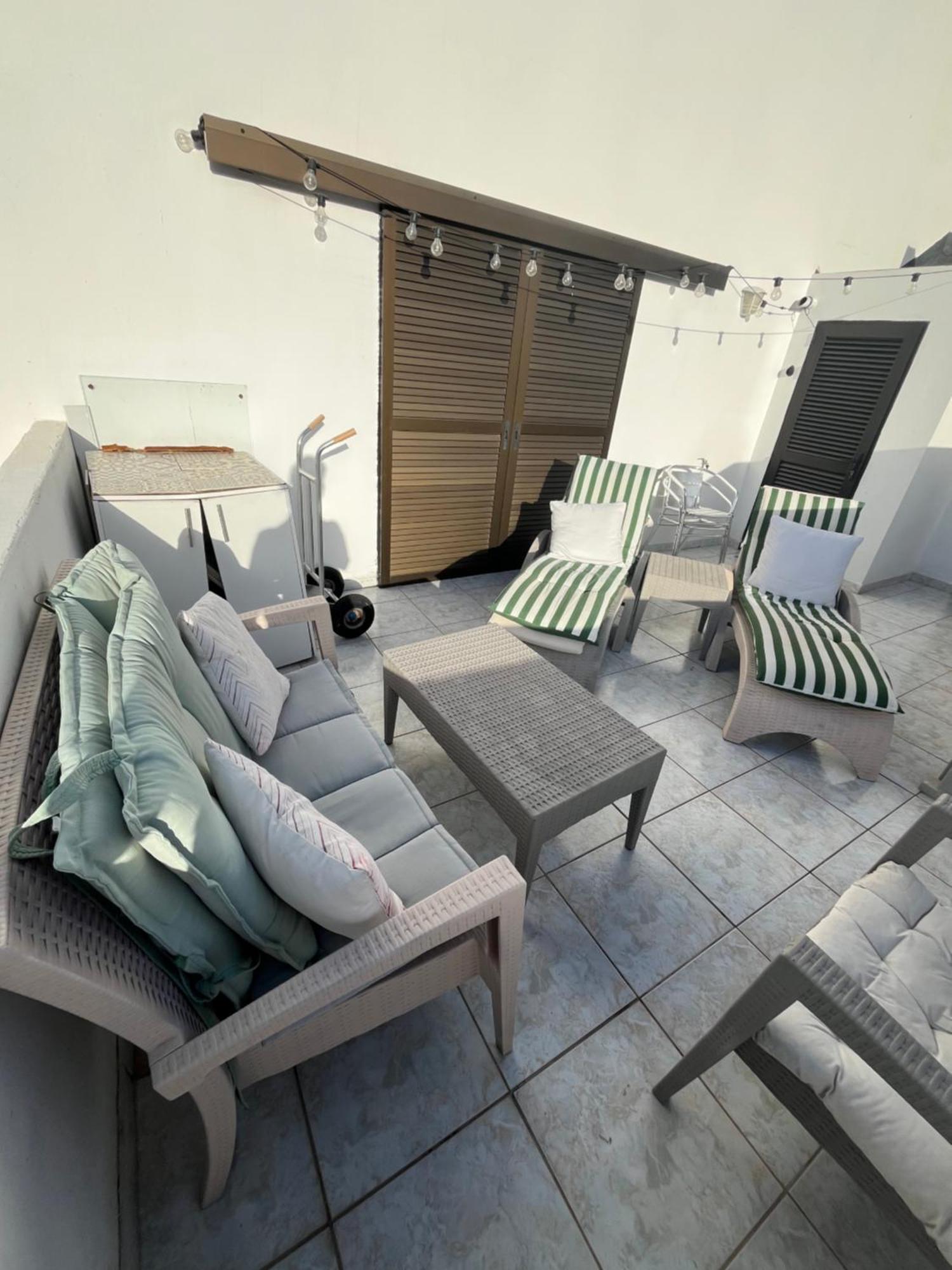 Апартаменты Sea View Penthouse With Large Terrace Лос Кристианос Экстерьер фото